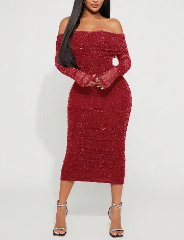 Rochie medie SHEIN, rosu