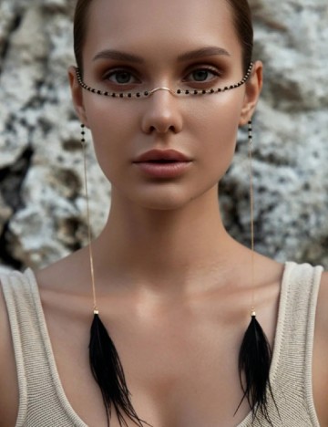 Accesoriu SHEIN, auriu/negru