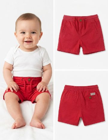 Pantaloni scurti Zara, rosu