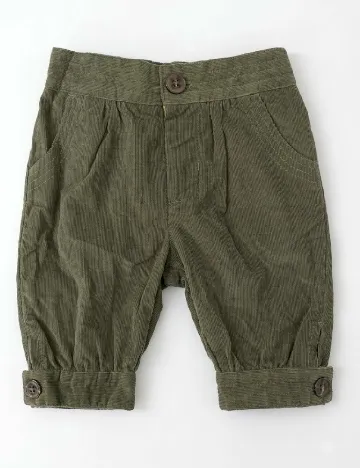 Pantaloni trei sferturi Zara, verde