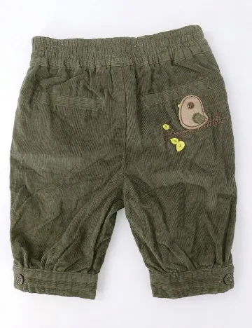 Pantaloni trei sferturi Zara, verde
