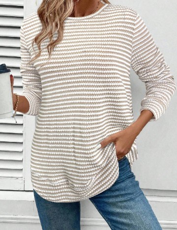 Bluza SHEIN, alb/crem