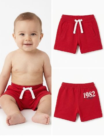 Pantaloni scurti Zara, rosu