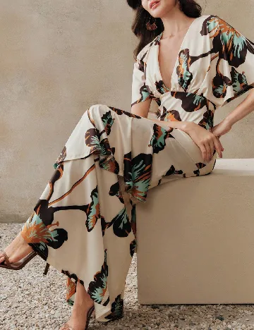 Rochie lunga Anewsta, mix culori