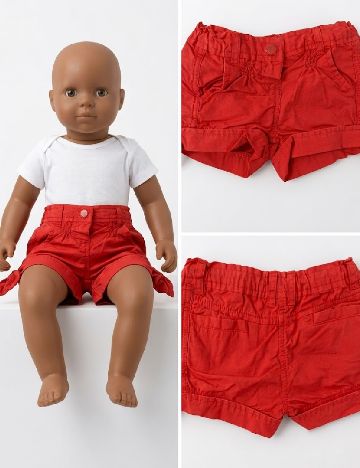 Pantaloni scurti Zara, rosu