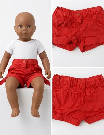 Pantaloni scurti Zara, rosu