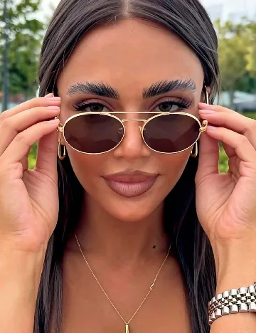 Ochelari de soare SHEIN, auriu