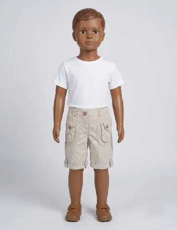 Pantaloni trei sferturi Zara, gri