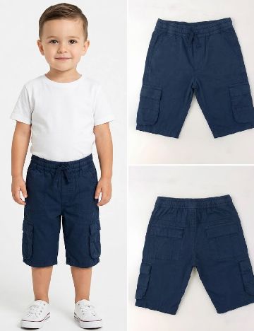 Pantaloni trei sferturi Zara, bleumarin