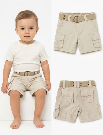 Pantaloni scurti Zara, gri