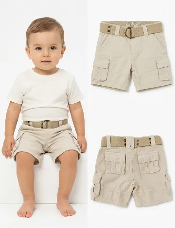 Pantaloni scurti Zara, gri