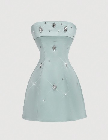 Rochie scurta SHEIN, verde