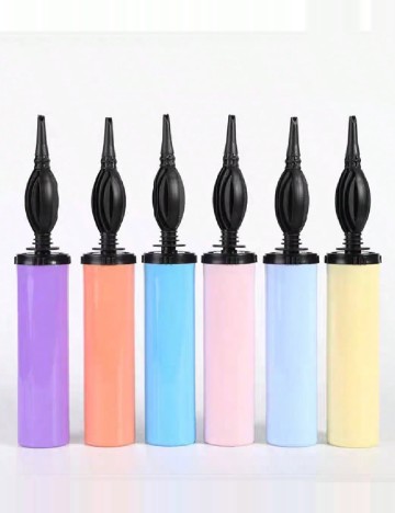 Set pompe de umflat baloane 3 bucati SHEIN, mix culori