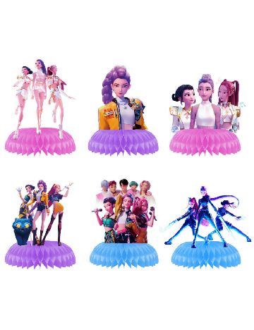 Set accesorii decorative 6 bucati SHEIN, mix culori