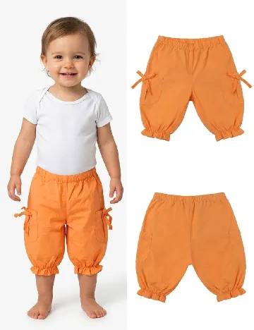 Pantaloni scurti Zara, portocaliu
