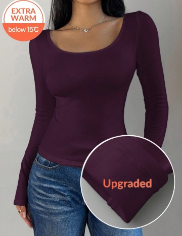 Bluza termica SHEIN, mov