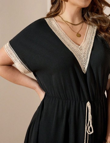 Rochie lunga SHEIN CURVE, negru