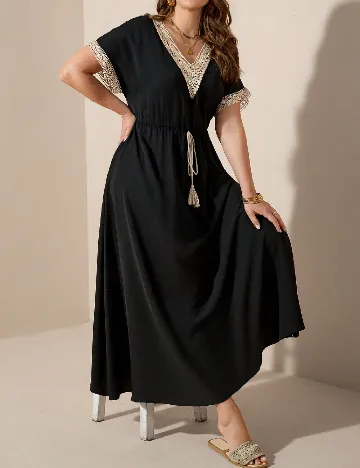 Rochie lunga SHEIN CURVE, negru