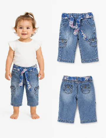Blugi Zara, albastru