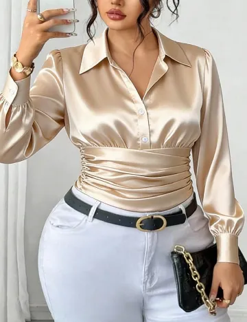 Bluza SHEIN CURVE, crem
