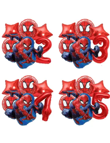 Set baloane cifra 5 SHEIN, mix culori