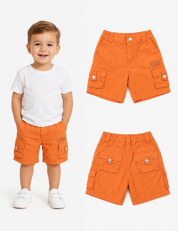 Pantaloni scurti Zara, portocaliu