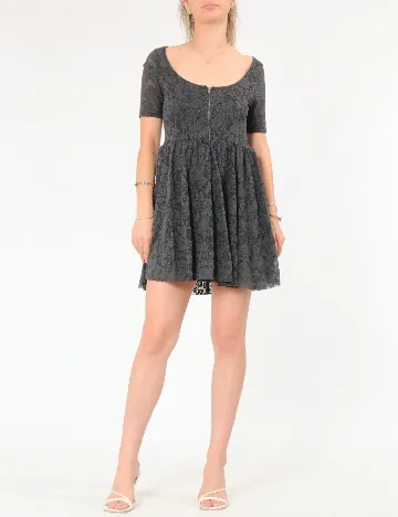 Rochie scurta Zara, gri inchis