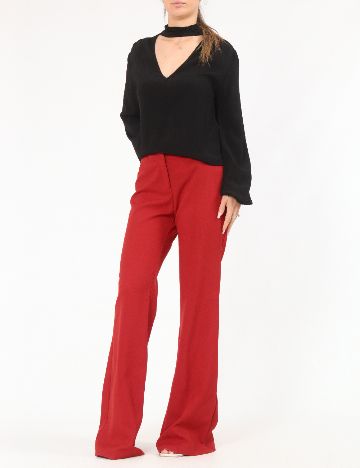 Pantaloni Bershka, rosu
