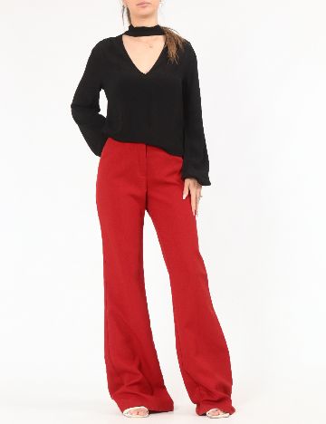 Pantaloni Bershka, rosu