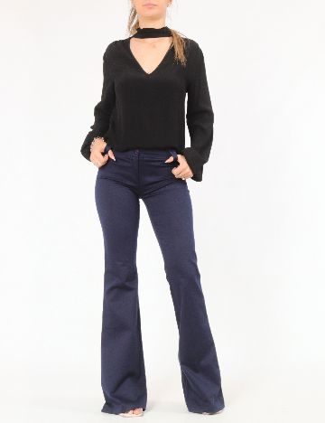 Pantaloni Bershka, bleumarin