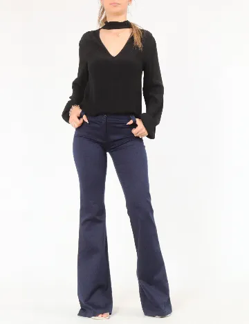 Pantaloni Bershka, bleumarin