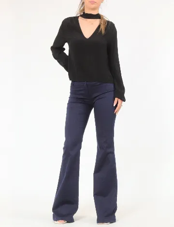 Pantaloni Bershka, bleumarin