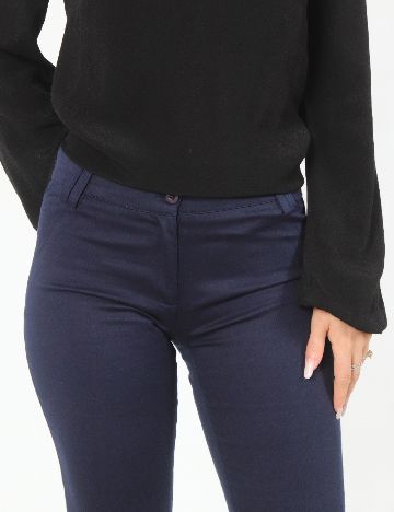 Pantaloni Bershka, bleumarin