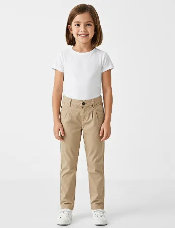 Pantaloni Zara, maro