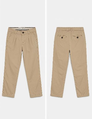 Pantaloni Zara, maro