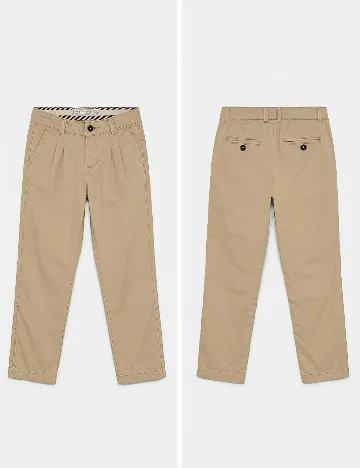 Pantaloni Zara, maro