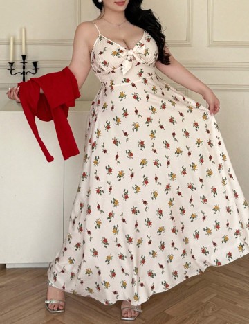 Set rochie si bluza SHEIN CURVE, mix culori