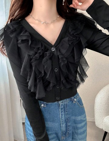 Bluza Friful, negru