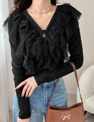 Bluza Friful, negru