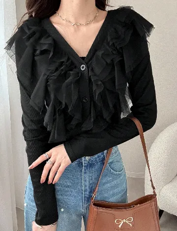 Bluza Friful, negru