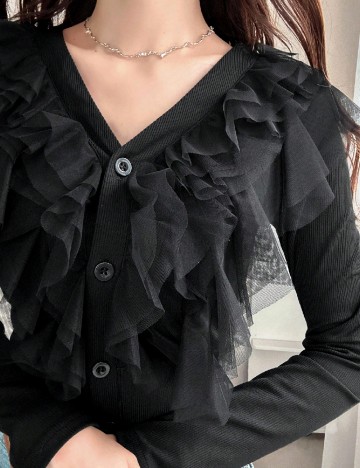 Bluza Friful, negru