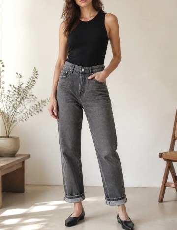 Blugi Bershka, gri