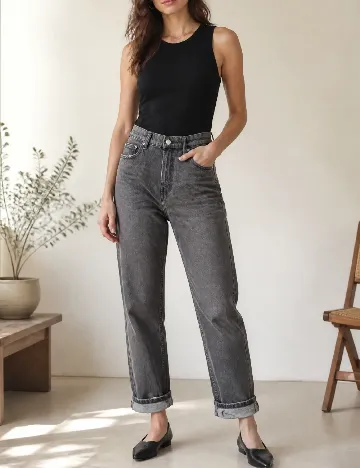 Blugi Bershka, gri