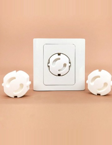 Set protectii pentru priza 5 bucati SHEIN, alb