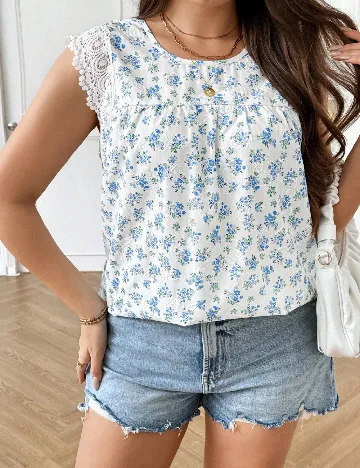 Bluza SHEIN CURVE, floral print