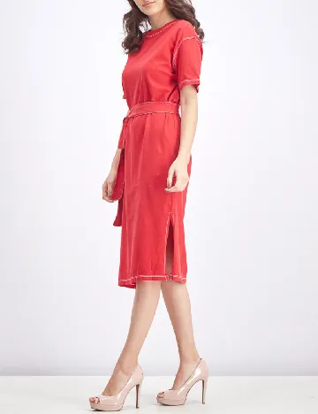 Rochie medie Bershka, rosu