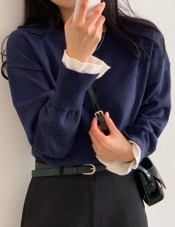 Bluza Dazy, bleumarin