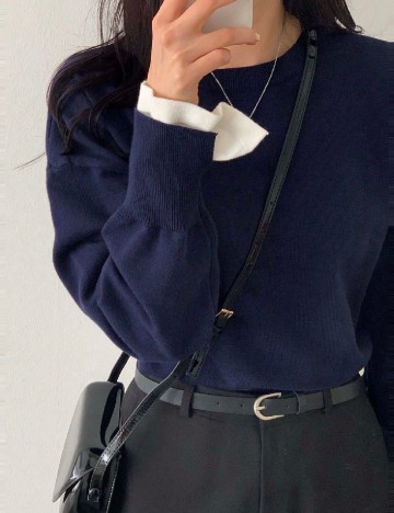 Bluza Dazy, bleumarin