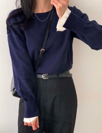 Bluza Dazy, bleumarin