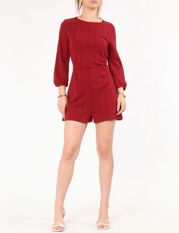 Salopeta Bershka, rosu